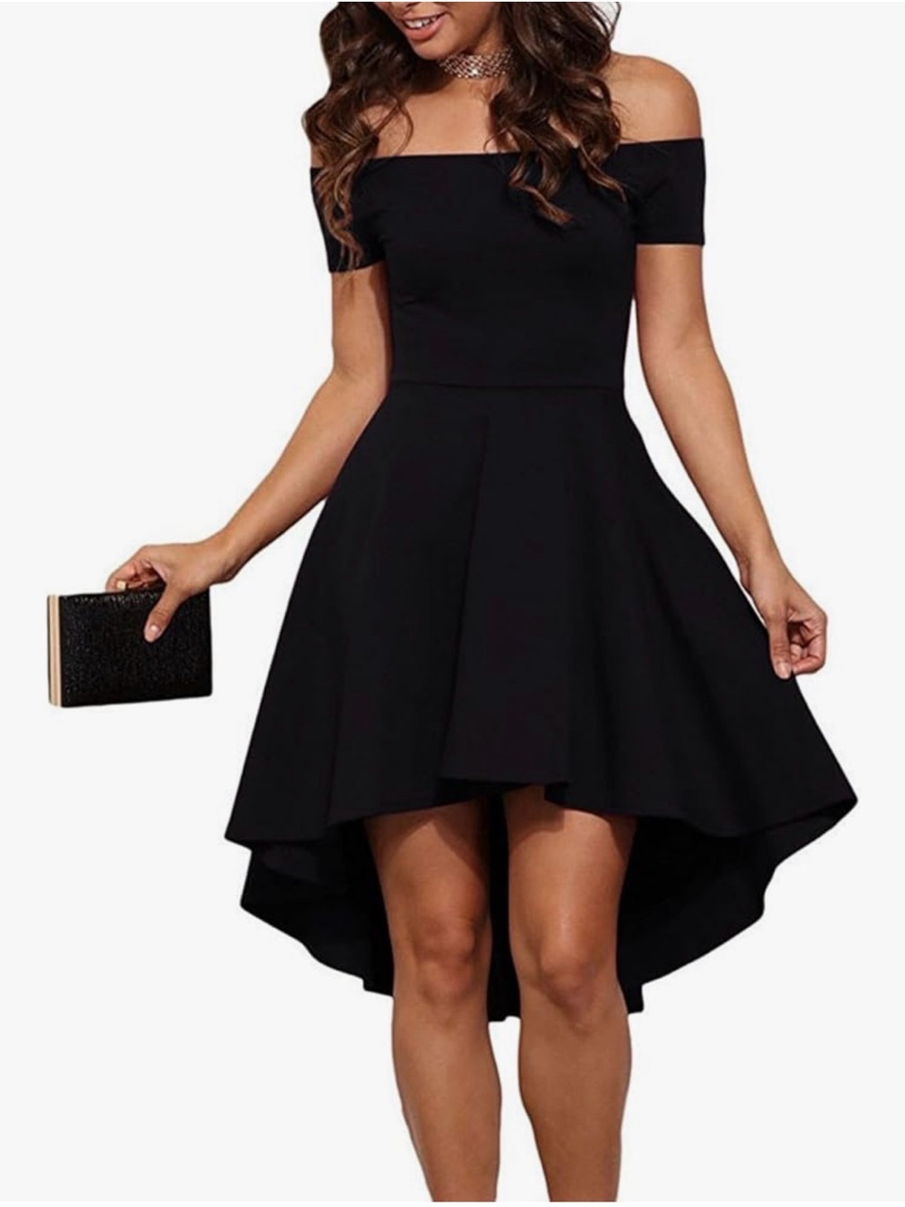 Sarin Mathews Off the Shoulder Short Sleeve Dress
